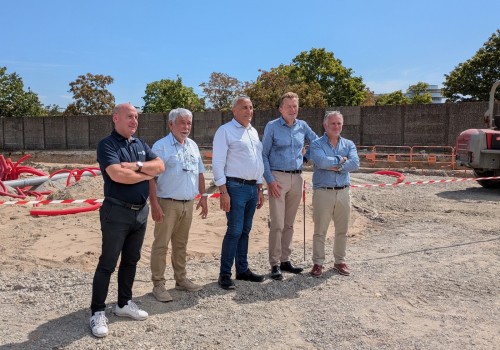 Vendée Energie et En44 posent la première pierre de la future station BioGNV de Tougas